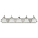 Vanity Nuvo 60-3282 Ballerina - 5 Light - 36 in. - Vanity with Frosted White Glass - Brushed Nickel Finish Nuvo