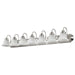 Vanity Nuvo 60-3283 Ballerina - 7 Light - 48 in. - Vanity with Frosted White Glass - Brushed Nickel Finish Nuvo