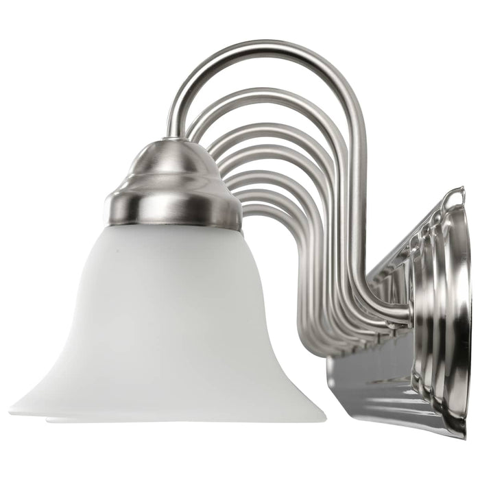 Vanity Nuvo 60-3283 Ballerina - 7 Light - 48 in. - Vanity with Frosted White Glass - Brushed Nickel Finish Nuvo