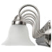 Vanity Nuvo 60-3283 Ballerina - 7 Light - 48 in. - Vanity with Frosted White Glass - Brushed Nickel Finish Nuvo