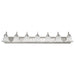 Vanity Nuvo 60-3283 Ballerina - 7 Light - 48 in. - Vanity with Frosted White Glass - Brushed Nickel Finish Nuvo