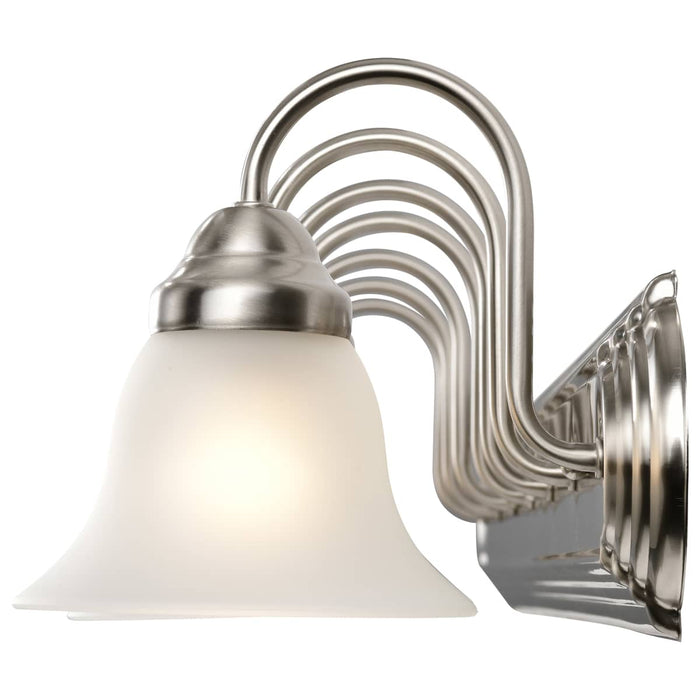Vanity Nuvo 60-3283 Ballerina - 7 Light - 48 in. - Vanity with Frosted White Glass - Brushed Nickel Finish Nuvo