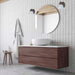 Vanity Nuvo 60-344 Empire - 1 Light - 7 in. - Vanity with Alabaster Glass Bell Shades - Old Bronze Finish Nuvo