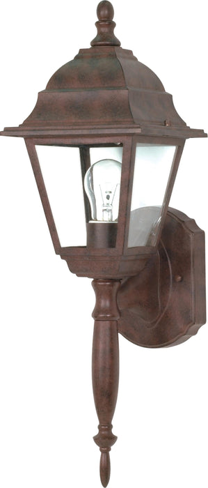 Wall Lantern Nuvo 60-3454 Briton - 1 Light - 18 in. - Wall Lantern with Clear Seed Glass - Color retail packaging - Old Bronze Finish Nuvo