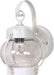 Wall Lantern Nuvo 60-3457 1 Light - 10-5/8 in. - Wall Lantern Onion Lantern with Clear Seed Glass - Color retail packaging - White Finish Nuvo