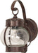 Wall Lantern Nuvo 60-3458 1 Light - 10-5/8 in. - Wall Lantern - Onion Lantern with Clear Seed Glass - Color retail packaging - Old Bronze Finish Nuvo