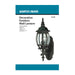 Wall Lantern Nuvo 60-3469 Central Park - 1 Light - 20 in. - Wall Lantern with Clear Beveled Glass - Color retail packaging - Textured Black Finish Nuvo