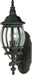 Wall Lantern Nuvo 60-3469 Central Park - 1 Light - 20 in. - Wall Lantern with Clear Beveled Glass - Color retail packaging - Textured Black Finish Nuvo