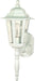 Wall Lantern Nuvo 60-3470 Cornerstone - 1 Light - 18 in. - Wall Lantern with Clear Seed Glass - Color retail packaging - White Finish Nuvo