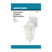 Wall Lantern Nuvo 60-3473 Cornerstone - 1 Light - 13 in. - Wall Lantern - Arm Down with Clear Seed Glass - Color retail packaging - White Finish Nuvo