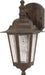 Wall Lantern Nuvo 60-3474 Cornerstone - 1 Light - 13 in. - Wall Lantern - Arm Down with Clear Seed Glass - Color retail packaging - Old Bronze Finish Nuvo