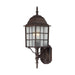 Wall Lantern Nuvo 60-3478 Adams - 1 Light - 18 in. - Outdoor Wall with Frosted Glass - Color retail packaging - Rustic Bronze Finish Nuvo