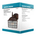 Wall Lantern Nuvo 60-3481 Adams - 1 Light - 14 in. - Outdoor Wall with Frosted Glass - Color retail packaging - Rustic Bronze Finish Nuvo