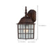 Wall Lantern Nuvo 60-3481 Adams - 1 Light - 14 in. - Outdoor Wall with Frosted Glass - Color retail packaging - Rustic Bronze Finish Nuvo