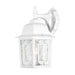 Wall Lantern Nuvo 60-3484 Banyan - 1 Light - 12 in. - Outdoor Wall with Clear Water Glass - Color retail packaging - White Finish Nuvo