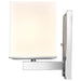 Vanity Nuvo 60-4081 Bento - 1 Light - Vanity Fixture with Satin White Glass - Polished Chrome Finish Nuvo