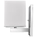 Vanity Nuvo 60-4081 Bento - 1 Light - Vanity Fixture with Satin White Glass - Polished Chrome Finish Nuvo
