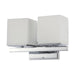 Vanity Nuvo 60-4082 Bento - 2 Light - Vanity Fixture with Satin White Glass - Polished Chrome Finish Nuvo