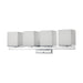 Vanity Nuvo 60-4084 Bento - 4 Light - Vanity Fixture with Satin White Glass - Polished Chrome Finish Nuvo