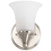 Vanity Nuvo 60-4141 Surrey - 1 Light - Vanity Fixture with Frosted Glass - Brushed Nickel Finish Nuvo