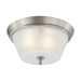 Flush Mount Nuvo 60-4153 Surrey - 3 Light - Flush Dome Fixture with Frosted Glass - Brushed Nickel Finish Nuvo