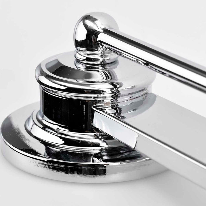 Vanity Nuvo 60-4583 Soho - 3 Light - Vanity Fixture with Satin White Glass - Polished Chrome Finish Nuvo