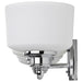 Vanity Nuvo 60-4584 Soho - 4 Light - Vanity Fixture with Satin White Glass - Polished Chrome Finish Nuvo
