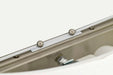 Sconce Nuvo 60-4754 Gemini - 2 Light - Wall Sconce with Slate Gray Fabric Shade - Brushed Nickel Finish Nuvo