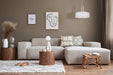 Pendant Nuvo 60-4756 Gemini - 4 Light - Pendant with Slate Gray Fabric Shade - Brushed Nickel Finish Nuvo