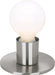 Flush Mount Nuvo 60-4801 1 Light - Dual Surface Mount Fixture - Medium Base - Brushed Nickel Finish Nuvo