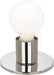 Flush Mount Nuvo 60-4802 1 Light - Dual Surface Mount Fixture - Medium Base - Polished Nickel Finish Nuvo