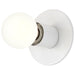 Flush Mount Nuvo 60-4803 1 Light - Dual Surface Mount Fixture - Medium Base - White Finish Nuvo