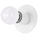Flush Mount Nuvo 60-4803 1 Light - Dual Surface Mount Fixture - Medium Base - White Finish Nuvo