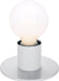 Flush Mount Nuvo 60-4803 1 Light - Dual Surface Mount Fixture - Medium Base - White Finish Nuvo
