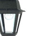 Hanging Lantern Nuvo 60-489 Briton - 1 Light - 10 in. - Hanging Lantern with Clear Glass - Textured Black Finish Nuvo