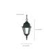 Hanging Lantern Nuvo 60-489 Briton - 1 Light - 10 in. - Hanging Lantern with Clear Glass - Textured Black Finish Nuvo