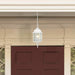 Hanging Lantern Nuvo 60-4911 Adams - 1 Light - 16 in. - Outdoor Hanging with Frosted Glass - White Finish Nuvo