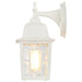 Wall Lantern Nuvo 60-4921 Banyan - 1 Light - 12 in. - Outdoor Wall with Clear Water Glass - White Finish Nuvo