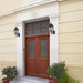 Wall Lantern Nuvo 60-4926 Banyan - 1 Light - 17 in. - Outdoor Wall with Clear Water Glass - Black Finish Nuvo