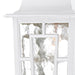 Hanging Lantern Nuvo 60-4931 Banyan - 1 Light - 11 in. - Outdoor Hanging with Clear Water Glass - White Finish Nuvo