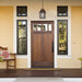 Hanging Lantern Nuvo 60-4932 Banyan - 1 Light - 11 in. - Outdoor Hanging with Clear Water Glass - Rustic Bronze Finish Nuvo