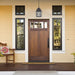 Hanging Lantern Nuvo 60-4933 Banyan - 1 Light - 11 in. - Outdoor Hanging with Clear Water Glass - Textured Black Finish Nuvo