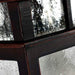 Hanging Lantern Nuvo 60-4955 Cove Neck - 1 Light - 12 in. - Outdoor Hang with Clear Seed Glass - Rustic Bronze Finish Nuvo