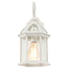 Wall Lantern Nuvo 60-4961 Boxwood - 1 Light - 15 in. - Outdoor Wall with Clear Seed Glass - White Finish Nuvo