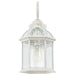Wall Lantern Nuvo 60-4964 Boxwood - 1 Light - 19 in. - Outdoor Wall with Clear Beveled Glass - White Finish Nuvo