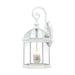 Wall Lantern Nuvo 60-4967 Boxwood - 3 Light - 26 in. - Outdoor Wall with Clear Beveled Glass - White Finish Nuvo