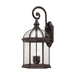 Wall Lantern Nuvo 60-4968 Boxwood - 3 Light - 26 in. - Outdoor Wall with Clear Beveled Glass - Rustic Bronze Finish Nuvo