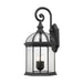 Wall Lantern Nuvo 60-4969 Boxwood - 3 Light - 26 in. - Outdoor Wall with Clear Beveled Glass - Textured Black Finish Nuvo