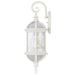 Wall Lantern Nuvo 60-4971 Boxwood - 1 Light - 22 in. - Outdoor Wall with Clear Beveled Glass - White Finish Nuvo