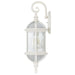 Wall Lantern Nuvo 60-4971 Boxwood - 1 Light - 22 in. - Outdoor Wall with Clear Beveled Glass - White Finish Nuvo